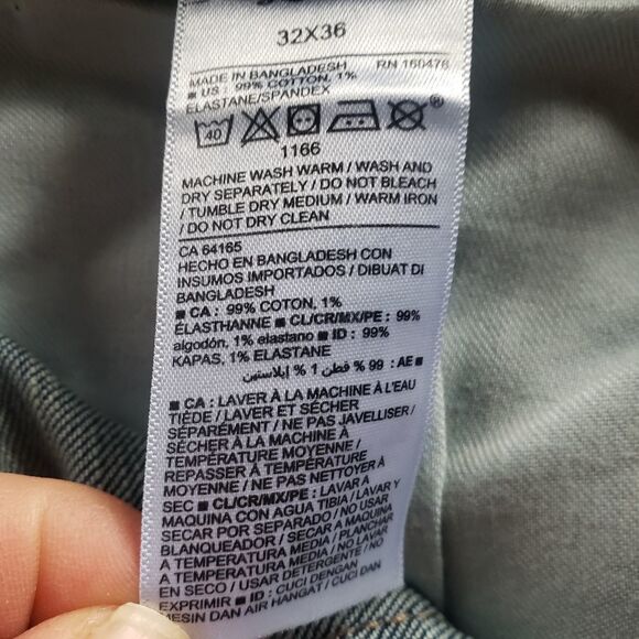 Old Navy Men's Flex Skinny 5 pocket Medium Wash Jeans 32 x 36 NIP NWT - Picture 6 of 11